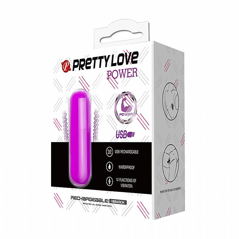 Bullet Recarregável- Power - Pretty Love