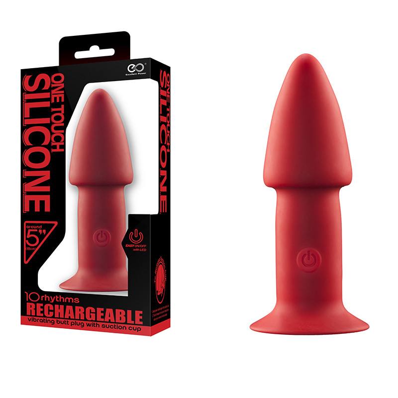 One Touch Silicone - Plug Anal de silicone