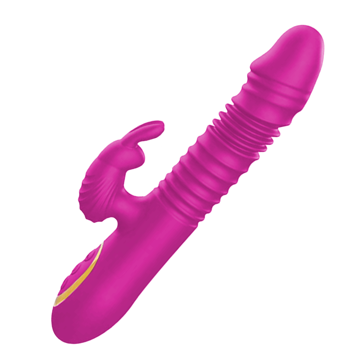 Vibrador Rabbit Sobe e Desce com Estimulador de Clitóris - 1480