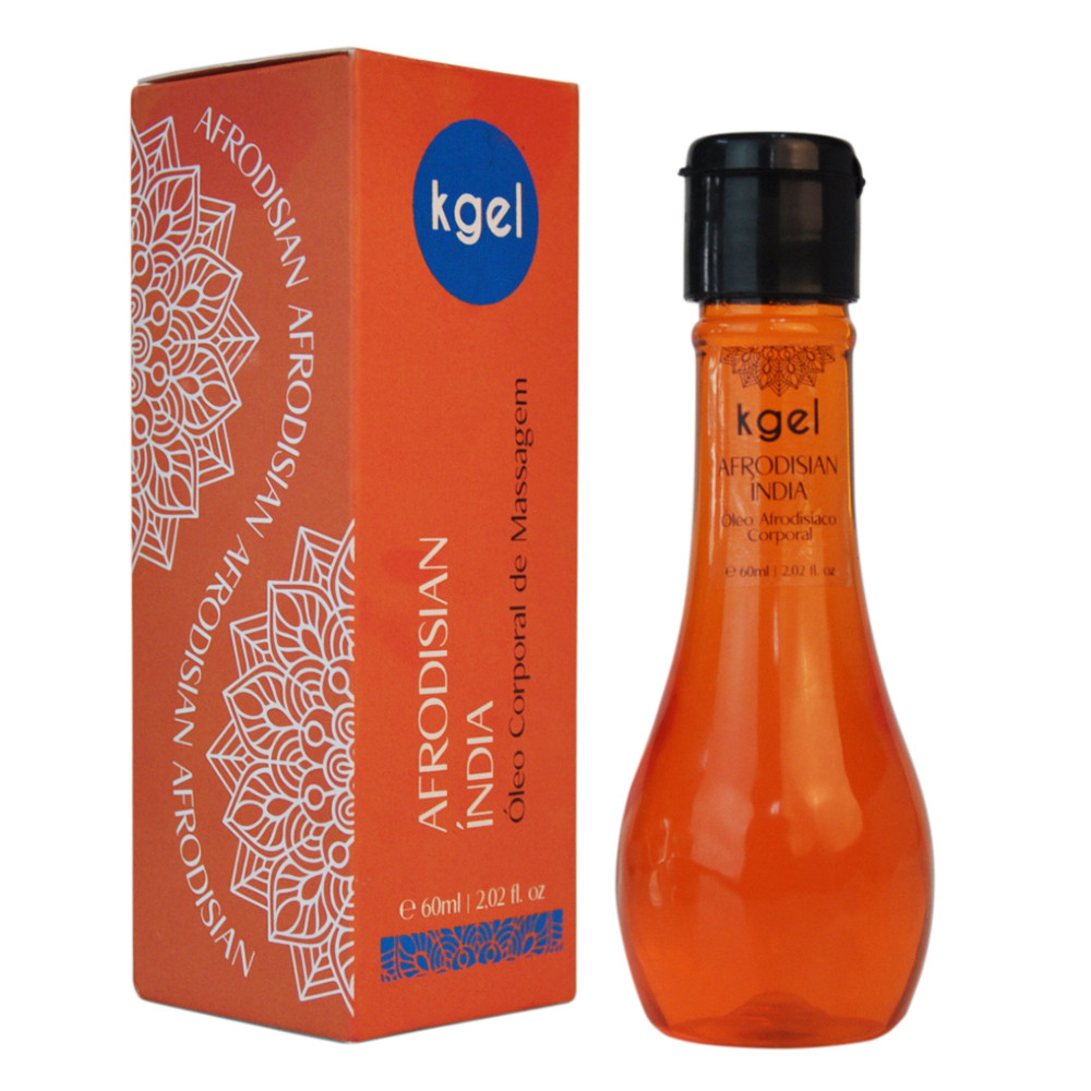 Óleo Massagem Corporal Aroma Afrodisíaco Kgel Afrodisian 60 ml - 86