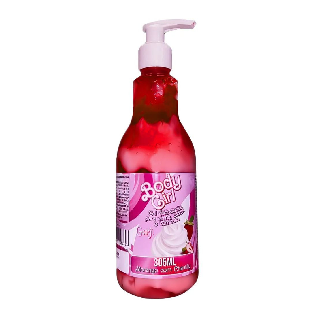 Body Girl Hidratante Beijável de Morango com Chantilly 305Ml Garji - 319