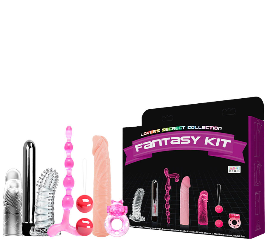 Kit Erótico com 7 Itens – FANTASY KIT - 6698