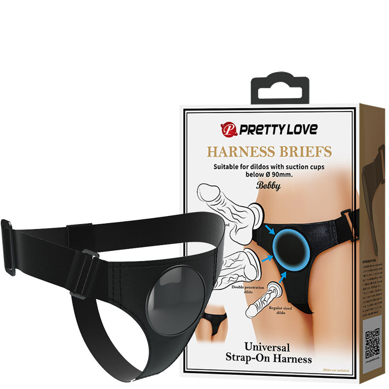 Cinta Peniana com Base para Utilizar Penetradores que Possuam Ventosa – PRETTY LOVE HARNESS BRIEFS - 1924