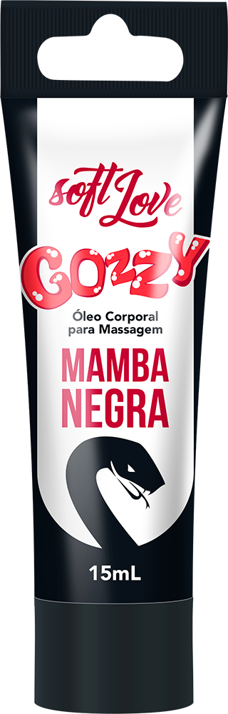 Gozzy Mamba Negra Gel Lubrificante Estimulante Power 15ml Soft Love
