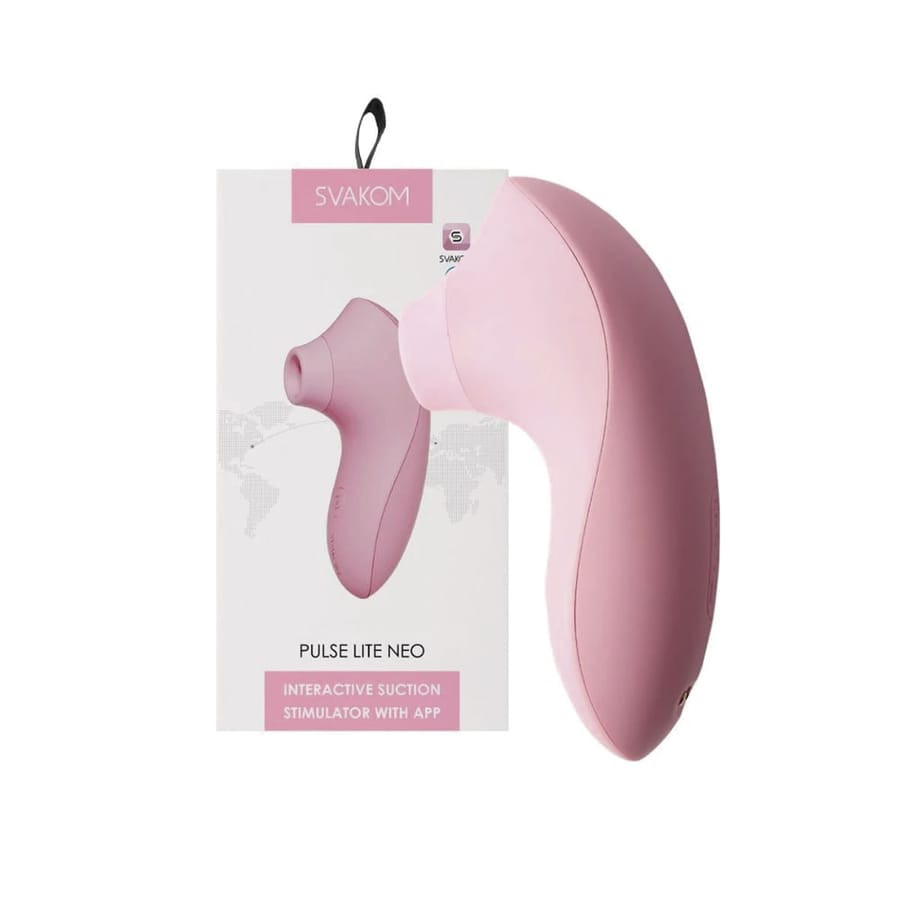 Svakom Pulse Lite Neo Vibrador Estimulador Interativo Com 5 Modos De Onda De Pressão E Intensidade - 9005