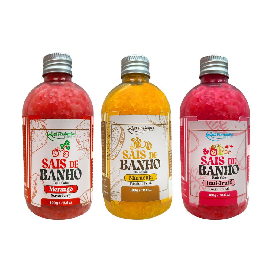 Bath Salts Sais de Banho Aromatizado 300g La Pimienta - 6039