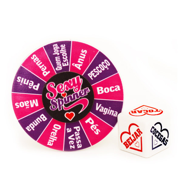 Jogo de Dado Sexy Spinner com Disco - 4675