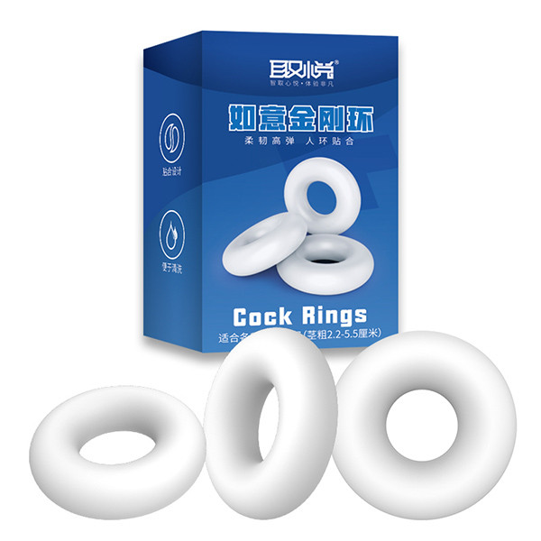 Kit Cock Ring com 3 anéis penianos - Love Nest - 1415