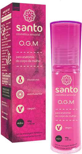 Gel de Massagem Corporal Feminino OGM 40 ml - Santo Sexo