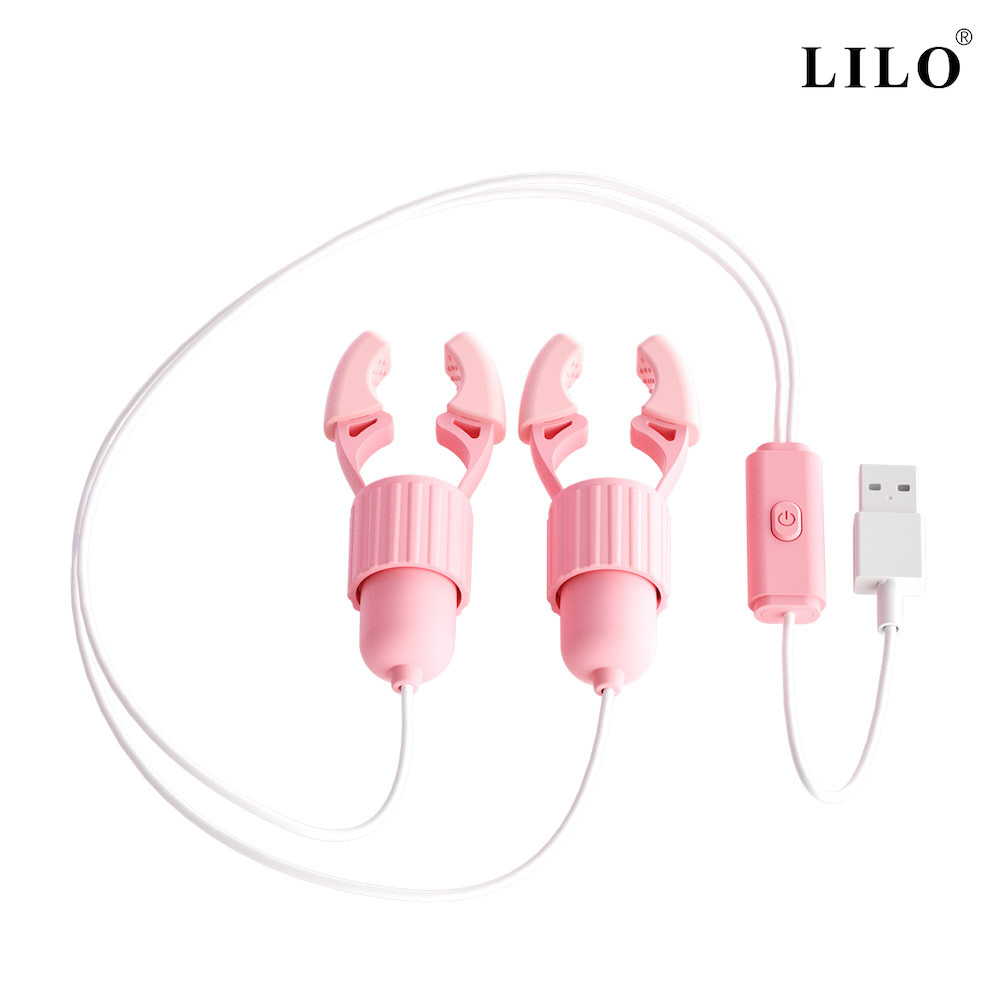 Prendedores de Mamilos de Pressão com Cápsula vibratória USB - YOUVIBE - 607