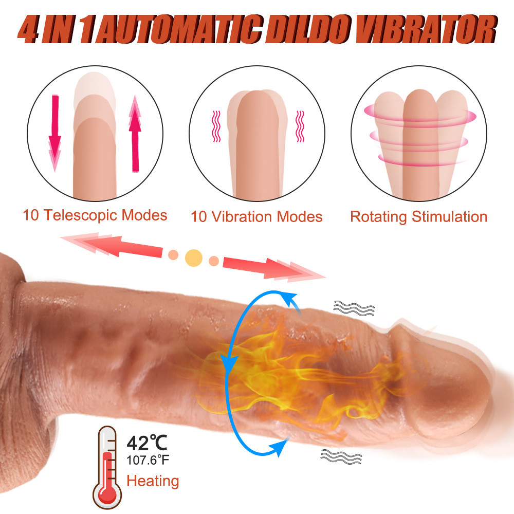 Pênis realista com ventosa e controle por aplicativo, possui 10 modos de movimentos vai e vem e 10 modos de vibração - YOUVIBE - 670