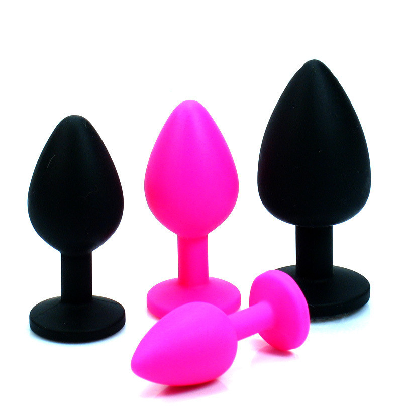 Plug Anal Puro Silicone Diamante