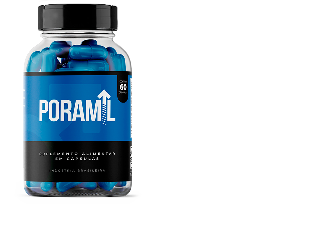 Poramil 60 Caps Suplemento Vitamina Concentrado - 6613