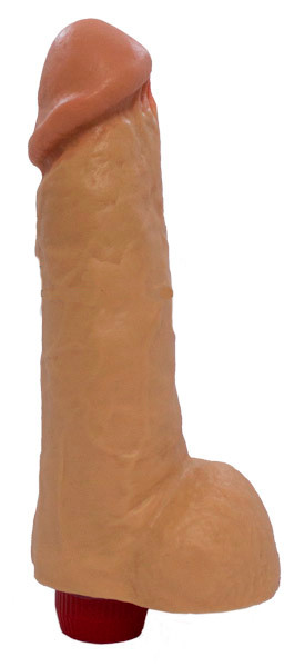 Prótese PVC Real Peter Rocco com Vibrador