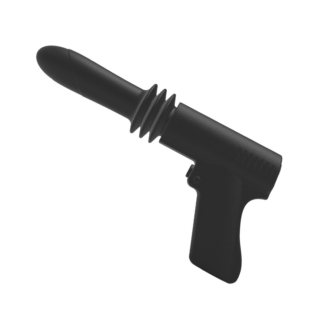 Vibrador Vai e Vem com Formato de Pistola - 3200