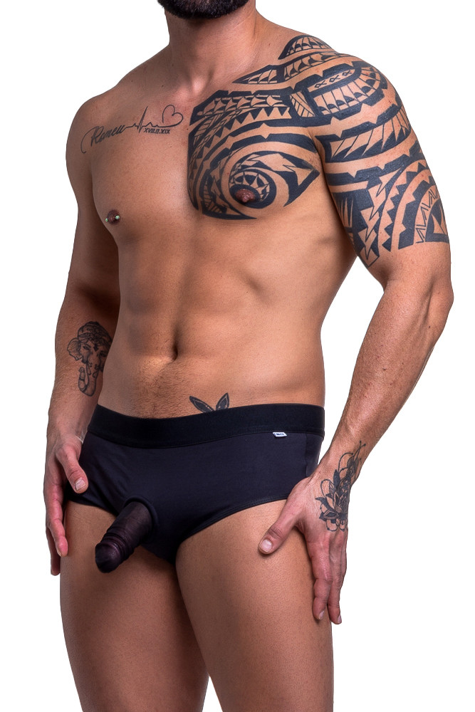 Sunga Suplex com Tromba em Tule Transparente - SD120