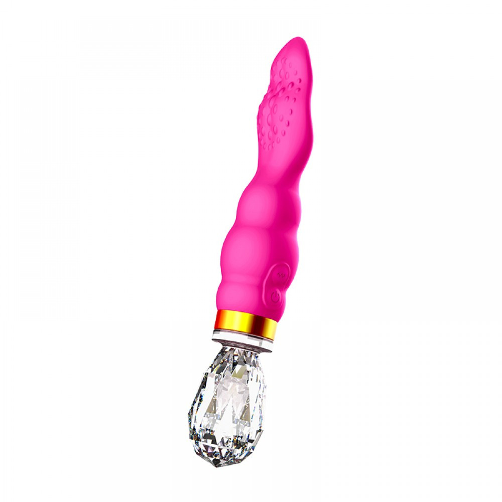 Vibrador Recarregável em Puro Silicone - 829