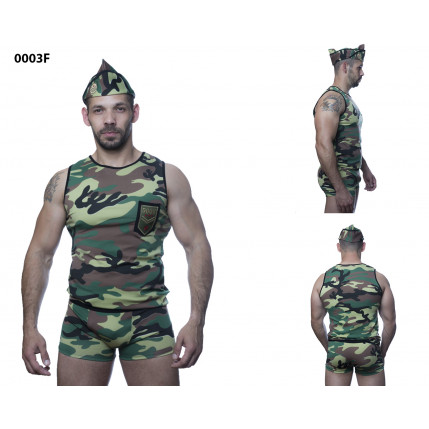 Fantasia Masculina Camuflada 3386