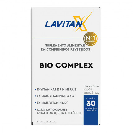 Lavitan X Bio Complex Com 30 Comprimidos Cimed - 1184