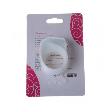 Anel Peniano Vibratório Ring Anna em Silicone Aveludado 1065