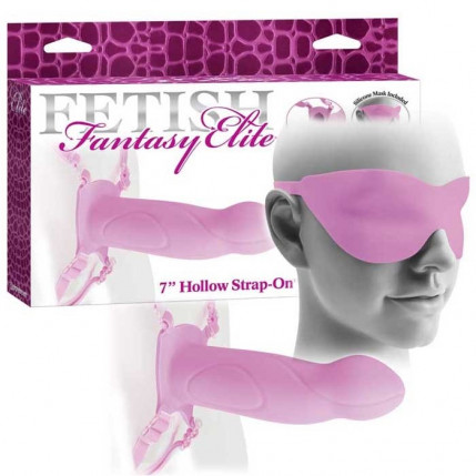 Cinta Peniana - Fetish Fantasy Elite 7 Hollow Strap-On - Pipedream