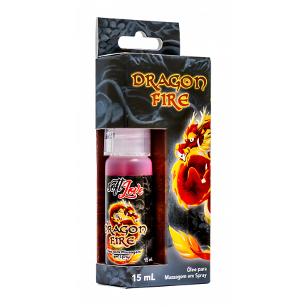 Óleo Para Massagem Em Spray Dragon Fire Jatos 15ml Soft Love - 7210