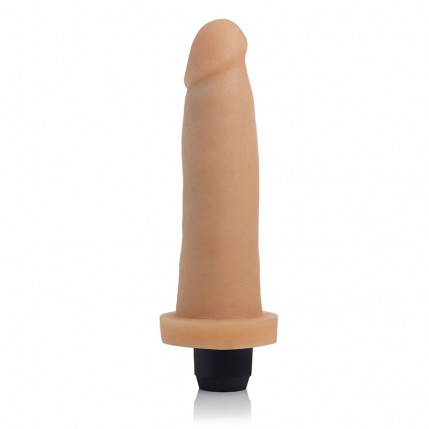 Prótese em Cyber Skin - Hercoles - 15,5x3,5 cm com Vibrador - 1235