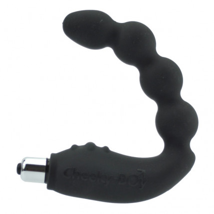Estimulador de próstata preto com ondulações - CHEEKY BOY - ROCKS OFF