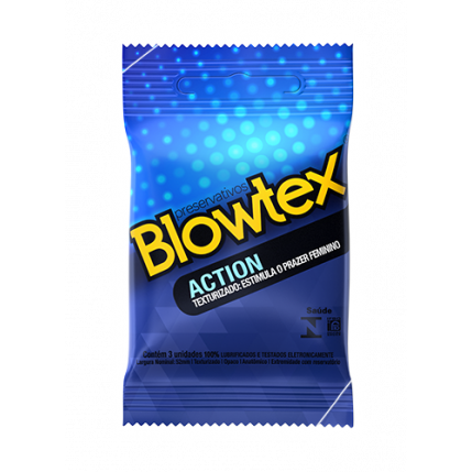 Preservativo Blowtex Action - 3 Unidades