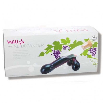 Garrafa para vinho com formato de pênis - WILLYS WINE DECANTER - NANMA