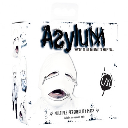 Máscara grande com zíper - ASYLUM MULTIPLE PERSONALITY MASK - TOPCO SALES