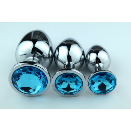 Plug Anal Metal Diamante