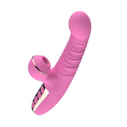 Vibrador de Ponto G e Clitóris com Pulsação - Turbo - Dibe - 2700