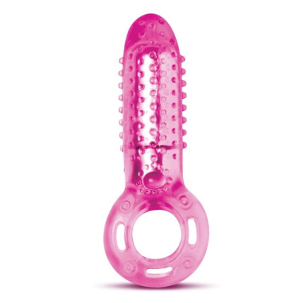 Anel peniano rosa com cápsula vibratória - POWERFULL - FREE TOYS