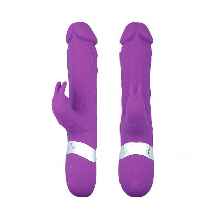 Pênis Vibrador de Ponto g e Clitóris - 7821