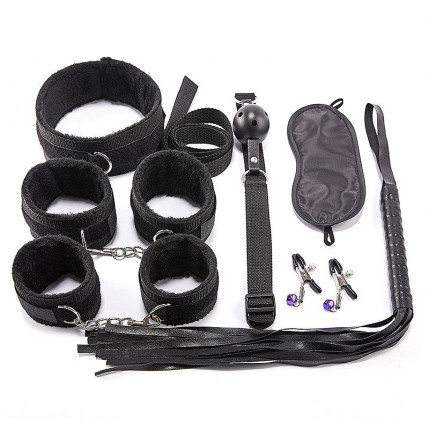 Kit Sado Bondage Preto - 3925