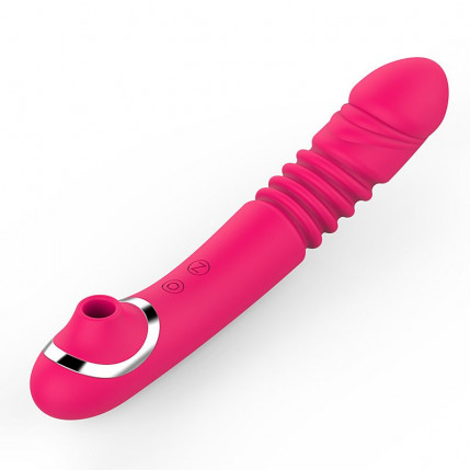 Vibrador de Ponto g Com Vai e Vem Pulsação - 7251