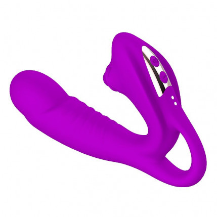 Vibrador de Ponto G e clitóris - 1460