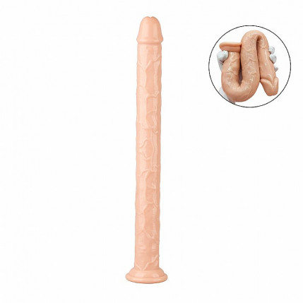 Pênis Realístico em Silicone com Ventosa - 46,0x4,5 cm - 7502