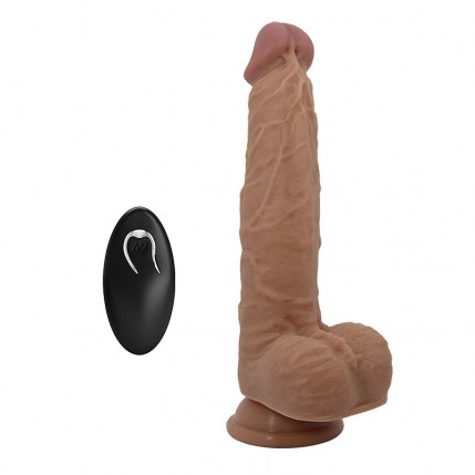 Pênis Realístico com Vai e vem / com Controle Remoto - RealDeal - 21.0x3,4 - BAILE - 4469