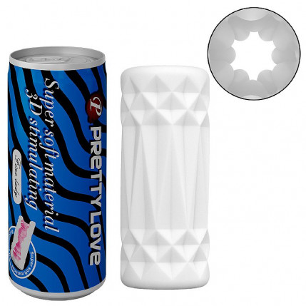 Masturbador Masculino Formato de Lata - Super Soft 2 - Pretty Love - 4466