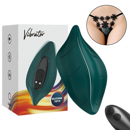 Vibrador de calcinha - Recarregável com Controle Verde - 4472