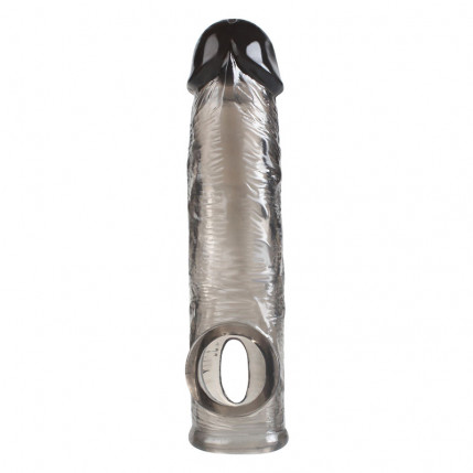 Capa peniana com estrangulador testicular PL SLEEVE-BLACK - 15cm - 2937