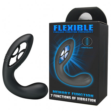 Massageador de Próstata Silicone Recarregável BAILE 7 funções