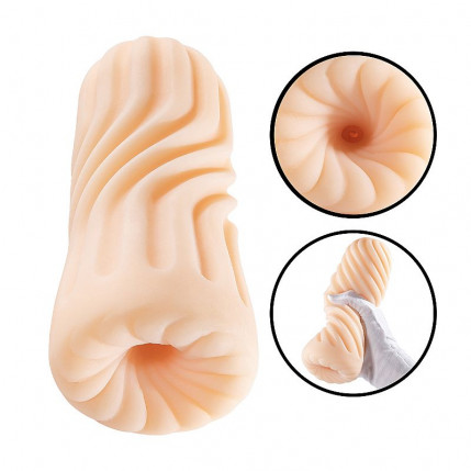 Masturbador Masculino Feito em TPE - Formato Espiral - 7167