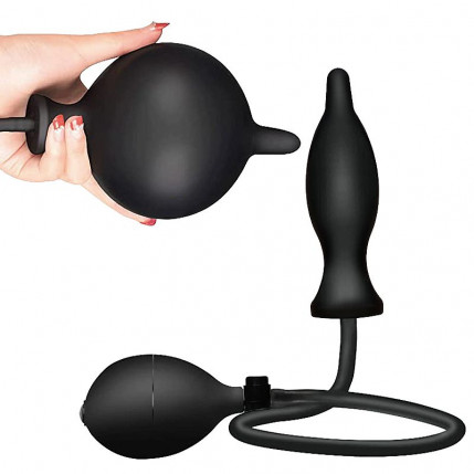 Plug Anal Inflável - 11,5 cm x 3,5 cm - 7405