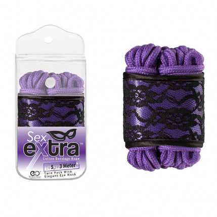 Corda Cotton Sex Extra - BONDAGE ROPE 5 M + 3 M - 3238