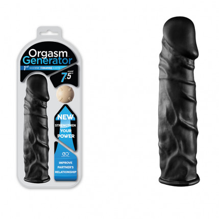 Orgasm Generator - Capa Peniana Vibratoria em Silicone 19 cm - 3243