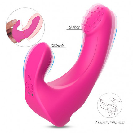 Massageador de Ponto G e Clitóris - Finger-Gun - S-hande - 3345