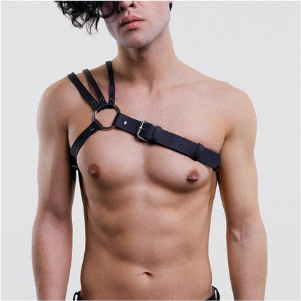 Harness Masculino Couro Sintético 5 - 2cm X 100cm - 7579